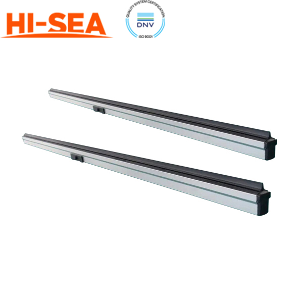 Aluminum alloy wiper blade for ship